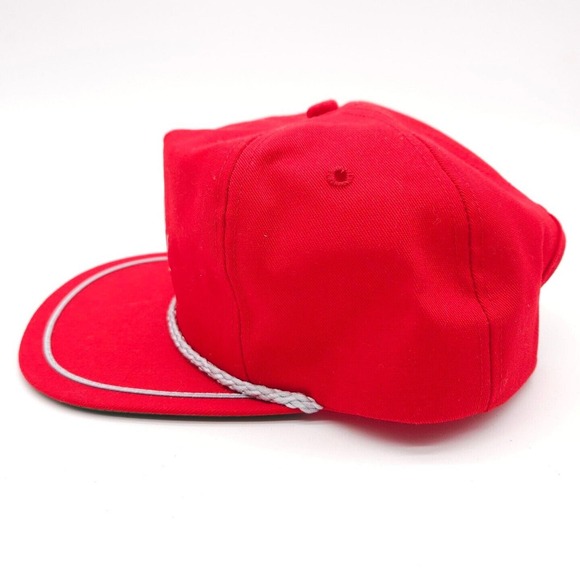 Vintage St Louis Gateway Arch 1990 Trucker‎ Leather Strapback Rope Hat Golf Cap - Picture 3 of 8